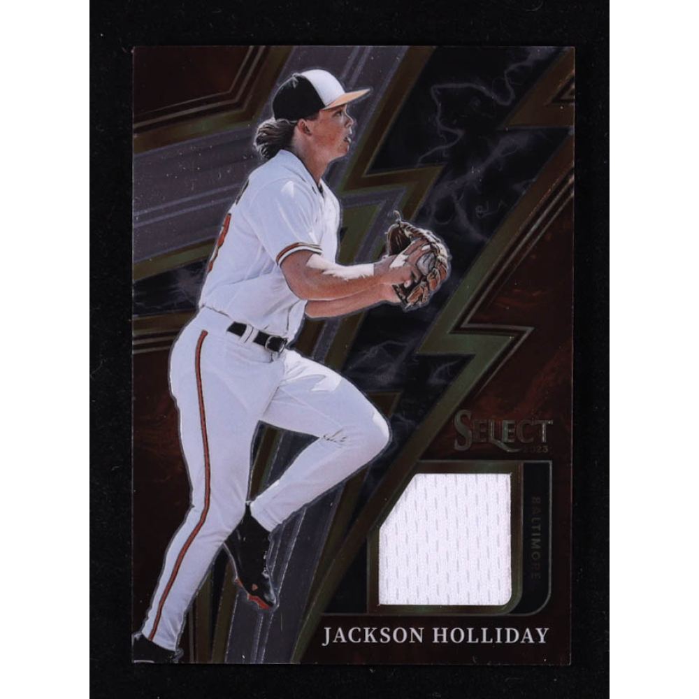 Jackson Holliday 2023 Select Sparks Materials #18 RC at PristineAuction.com