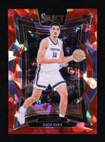 Zach Edey 2024-25 Select Red Cracked Ice Prizms #98 RC at PristineAuction.com