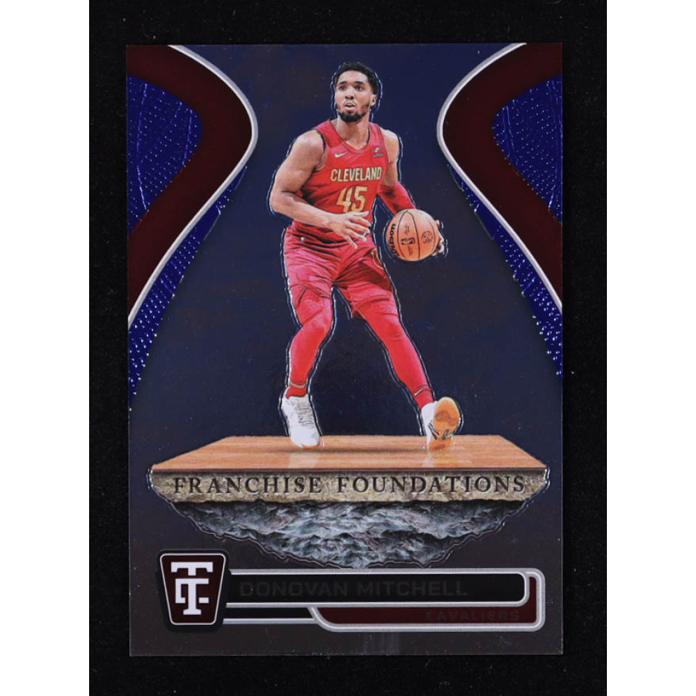 Donovan Mitchell 2024-25 Totally Certified Franchise Foundations Mirror Blue #12 #181/265 at PristineAuction.com