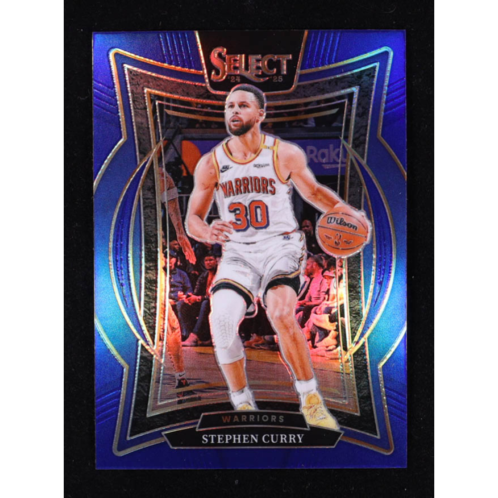 Stephen Curry 2024-25 Select Blue #7 at PristineAuction.com