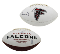 Calvin Ridley Signed Falcons Logo Football (Radtke) at PristineAuction.com