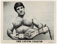 Bruno Sammartino Signed WWF "The Living Legend" 20x26 Photo (JSA) at PristineAuction.com