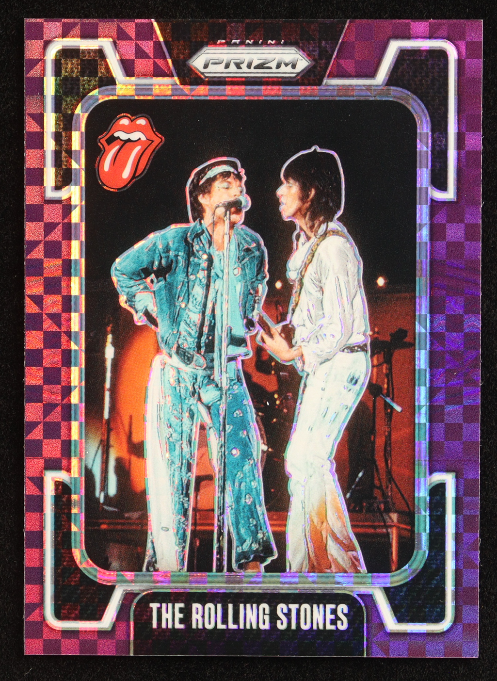 The Rolling Stones 2025 Panini Prizm The Rolling Stones Prizms Purple Power #51 #21/25 at PristineAuction.com The Rolling Stones 2025 Panini Prizm The Rolling Stones Prizms Purple Power #51 #21/25 at PristineAuction.com