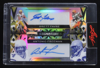 Brett Favre / Antonio Freeman 2023 Leaf Vibrance Signatures 2 #VS2-2 #1/1 at PristineAuction.com