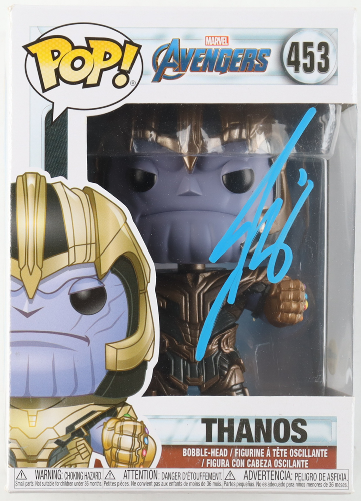 Josh Brolin Signed "Avengers" #453 Thanos Bobble-Head Funko Pop! Vinyl Figure (ACOA) at PristineAuction.com Josh Brolin Signed "Avengers" #453 Thanos Bobble-Head Funko Pop! Vinyl Figure (ACOA) at PristineAuction.com