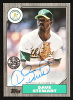 Dave Stewart 2022 Topps '87 Topps Autographs Black #87BADST #150/199 at PristineAuction.com