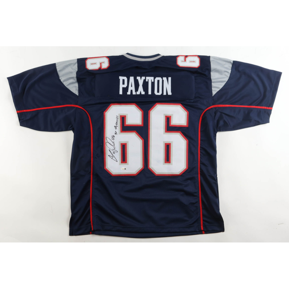 Lonie Paxton Signed Jersey Inscribed "3x SB Champs" (JSA) at PristineAuction.com