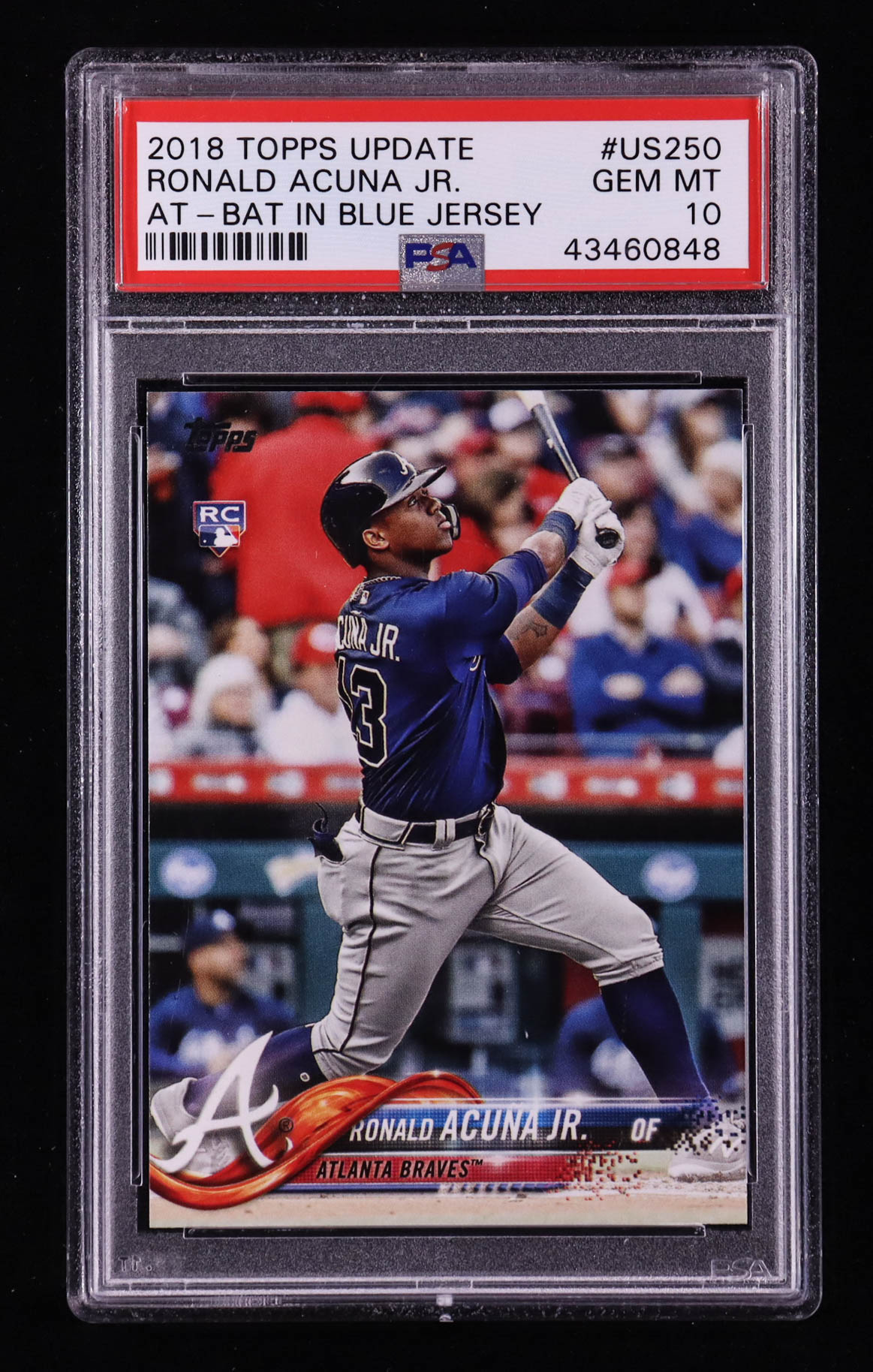 Ronald Acuna Jr. 2018 Topps Update #US250 RC (PSA 10) at PristineAuction.com Ronald Acuna Jr. 2018 Topps Update #US250 RC (PSA 10) at PristineAuction.com