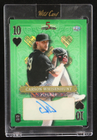 Carson Whisenhunt 2024 Wild Card 5 Card Draw Stacked Deck Autograph #SDHHCWA #3/3 at PristineAuction.com