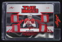 Joe Montana 2024 Leaf Ultimate Sports The Immortals Quad Patches #1/3 at PristineAuction.com