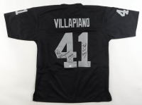 Phil Villapiano Signed Jersey Inscribed "SBXI" & "'Just Win Baby'" (JSA) at PristineAuction.com