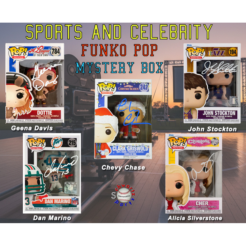 Sports & Celebrity Funko Pop! Signed Mystery Box - Series 1 (Limited to 100) &ndash; Schwartz Sports at PristineAuction.com