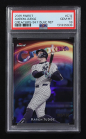 Aaron Judge 2025 Finest Creators Sky Blue Refractors #C12 #005/150 (PSA 10) at PristineAuction.com