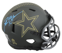 Deion Sanders Signed Cowboys Salute To Service Alternate Speed Mini Helmet (Beckett) at PristineAuction.com
