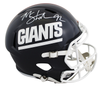 Michael Strahan Signed Giants Full-Size Speed Helmet (Beckett) at PristineAuction.com