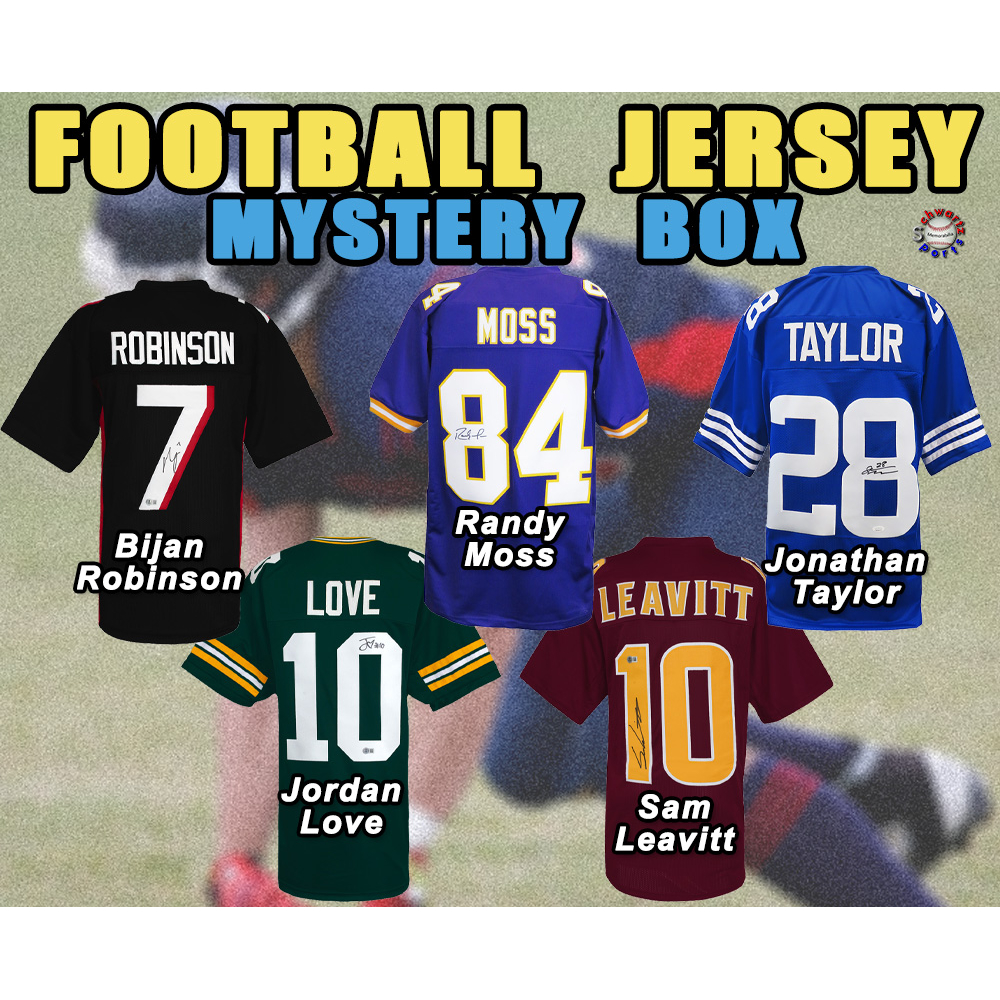Football Jersey Signed Mystery Box - Series 48 - (Limited to 150) - Schwartz Sports at PristineAuction.com