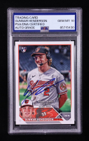 Gunnar Henderson Signed 2023 Topps Update Series #US18 RC (PSA | Autograph Graded PSA 10) at PristineAuction.com