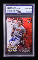 Gunnar Henderson Signed 2023 Topps Greatest Hits 2022 #22GH-13 RC (PSA | Autograph Graded PSA 10) at PristineAuction.com