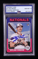 Dylan Crews Signed 2025 Topps Heritage 25th Anniversary #H25-24 RC (PSA | Autograph Graded PSA 10) at PristineAuction.com