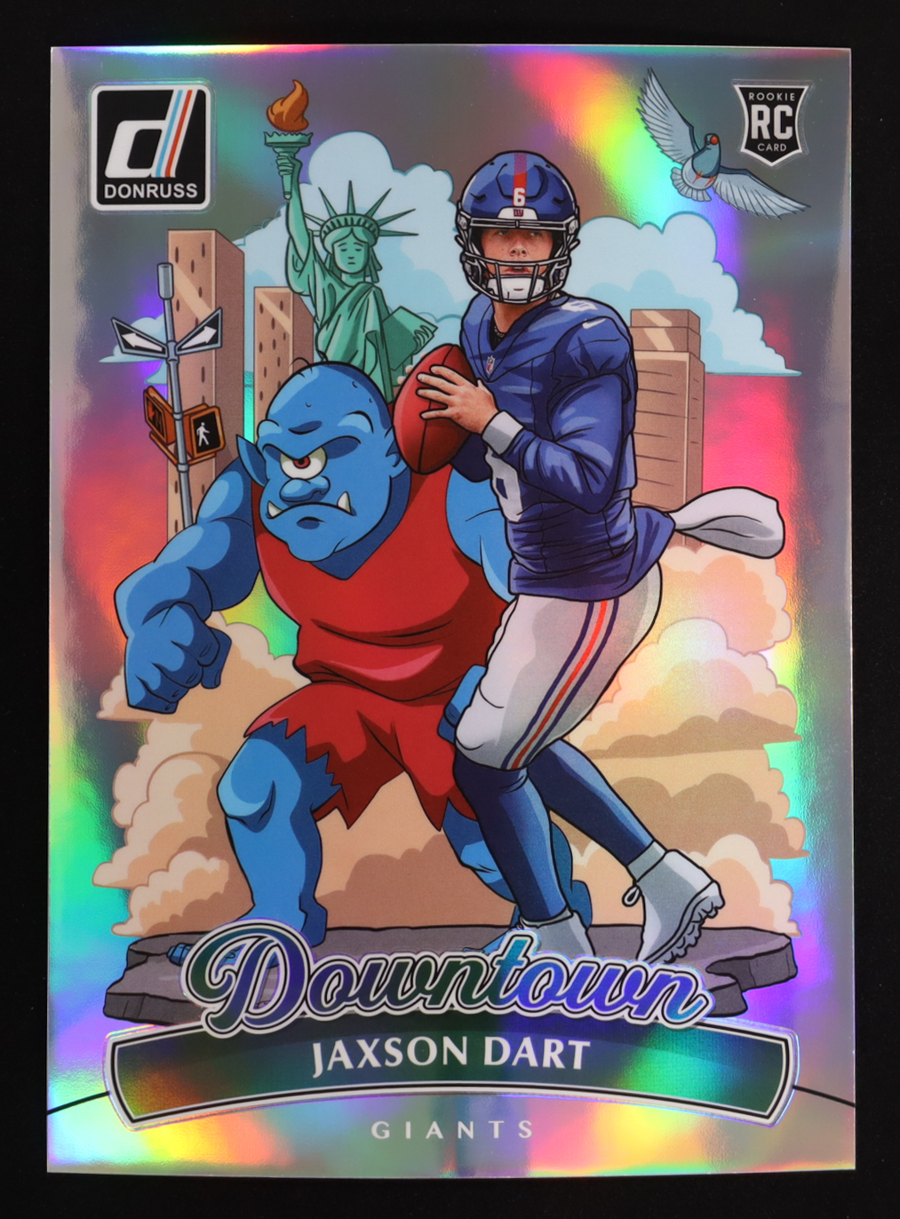 Jaxon Dart 2025 Donruss Downtown! Oversize #14 RC at PristineAuction.com Jaxon Dart 2025 Donruss Downtown! Oversize #14 RC at PristineAuction.com