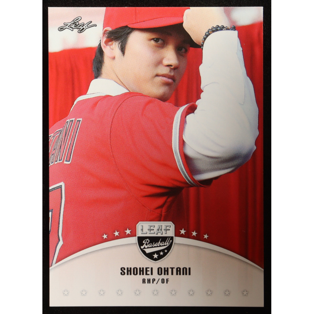 Shohei Ohtani 2018 Leaf Baseball Ohtani #LB01 RC at PristineAuction.com