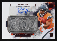 RJ Harvey 2025 Panini Impeccable Elegance Rookie Silver Autographs #10 #01/20 RC at PristineAuction.com