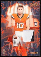 Bo Nix 2024 Absolute Rookie Force Jerseys Gold #27 #87/99 RC at PristineAuction.com
