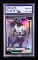 Derrick Henry Signed 2024 Panini Prizm Silver #20 (PSA | Autograph Graded PSA 10) at PristineAuction.com