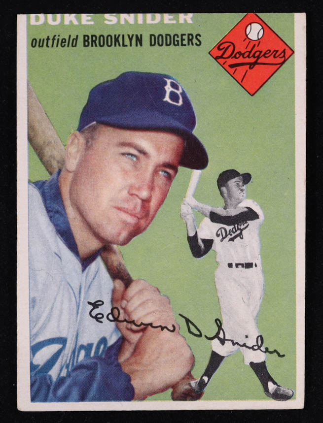 Duke Snider 1954 Topps #32 at PristineAuction.com Duke Snider 1954 Topps #32 at PristineAuction.com
