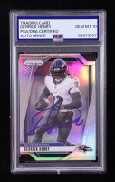 Derrick Henry Signed 2024 Panini Prizm Silver #20 (PSA | Autograph Graded PSA 10) at PristineAuction.com