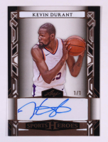 Kevin Durant 2024 Leaf Sports Heroes Clear Bronze Foil Autographs #BAKD1 #1/1 at PristineAuction.com