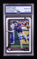 Ernie Clement Signed 2025 Topps Series One #319 (PSA | Autograph Graded PSA 10) at PristineAuction.com