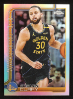 Stephen Curry 2025-26 Topps Chrome Refractors #201 at PristineAuction.com