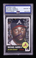 Michael Harris II Signed 2023 Topps Living Set #599 RC (PSA | Autograph Graded PSA 10) at PristineAuction.com