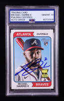 Michael Harris II Signed 2023 Topps Heritage #30 RC (PSA | Autograph Graded PSA 10) at PristineAuction.com