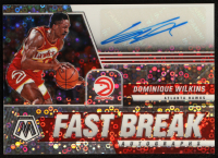 Dominique Wilkins 2020-21 Panini Mosaic Autographs Fast Break #30 at PristineAuction.com