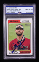 Lourdes Gurriel Jr. Signed 2023 Topps Heritage #277 (PSA | Autograph Graded PSA 10) at PristineAuction.com
