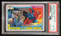 Spider-Man vs. J. Jonah Jameson 1991 Impel Marvel Universe II #121 (PSA 8) at PristineAuction.com