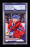 Mike Matheson Signed 2025 Upper Deck #88 (PSA | Autograph Graded PSA 10) at PristineAuction.com