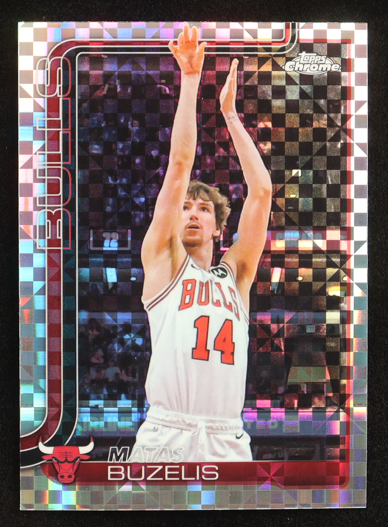 Matas Buzelis 2025-26 Topps Chrome X-Fractors #231 at PristineAuction.com Matas Buzelis 2025-26 Topps Chrome X-Fractors #231 at PristineAuction.com