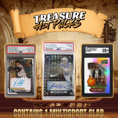 Treasure Hit Packs Presents: Sports Card Mystery Box / Pack Series 3 at PristineAuction.com Treasure Hit Packs Presents: Sports Card Mystery Box / Pack Series 3 at PristineAuction.com