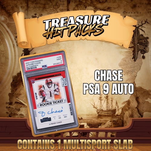 Treasure Hit Packs Presents: Sports Card Mystery Box / Pack Series 3 at PristineAuction.com Treasure Hit Packs Presents: Sports Card Mystery Box / Pack Series 3 at PristineAuction.com