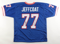 Jim Jeffcoat Signed Jersey Inscribed "Circle The Wagons" (JSA) at PristineAuction.com