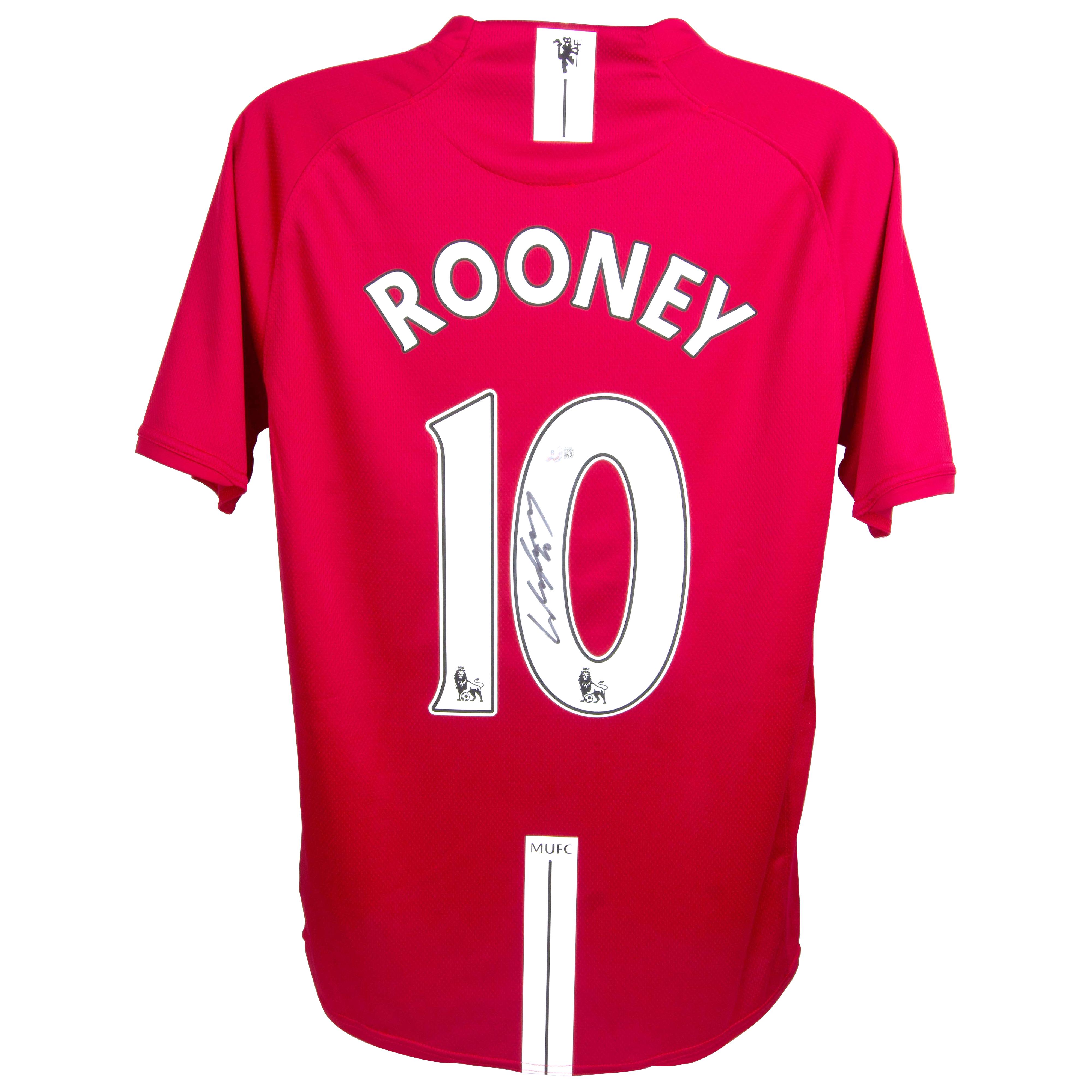 Wayne Rooney Signed Manchester United Nike Authentic Jersey (Beckett) at PristineAuction.com Wayne Rooney Signed Manchester United Nike Authentic Jersey (Beckett) at PristineAuction.com