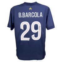 Bradley Barcola Signed Paris Saint-Germain Nike Authentic Jersey (Beckett) at PristineAuction.com