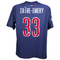 Warren Zaire-Emery Signed Paris Saint-Germain Nike Authentic Jersey (Beckett) at PristineAuction.com