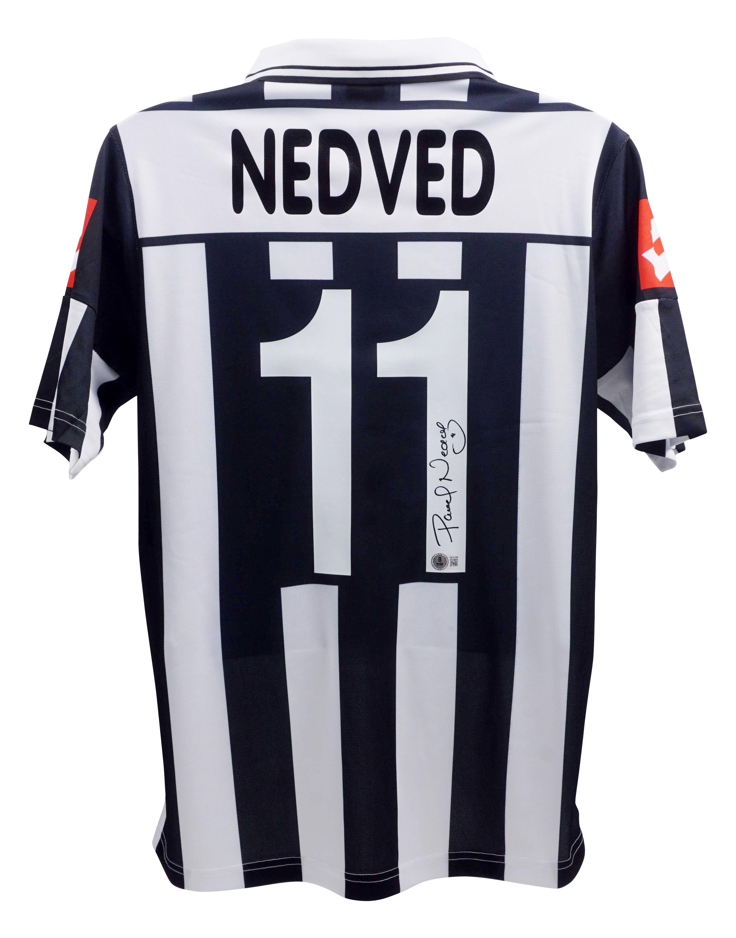 Pavel Nedved Signed Juventus Lotto Authentic Jersey (Beckett) at PristineAuction.com Pavel Nedved Signed Juventus Lotto Authentic Jersey (Beckett) at PristineAuction.com