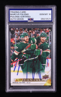 Marcus Foligno Signed 2022-23 Upper Deck Canvas Series 2 #C164 (PSA | Autograph Graded PSA 10) at PristineAuction.com