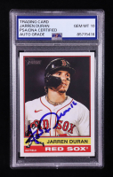 Jarren Duran Signed 2025 Topps Heritage #220 (PSA | Autograph Graded PSA 10) at PristineAuction.com