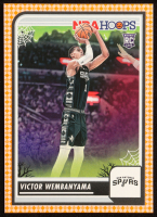 Victor Wembanyama 2023-24 Hoops Haunted Hoops Orange #108 RC at PristineAuction.com